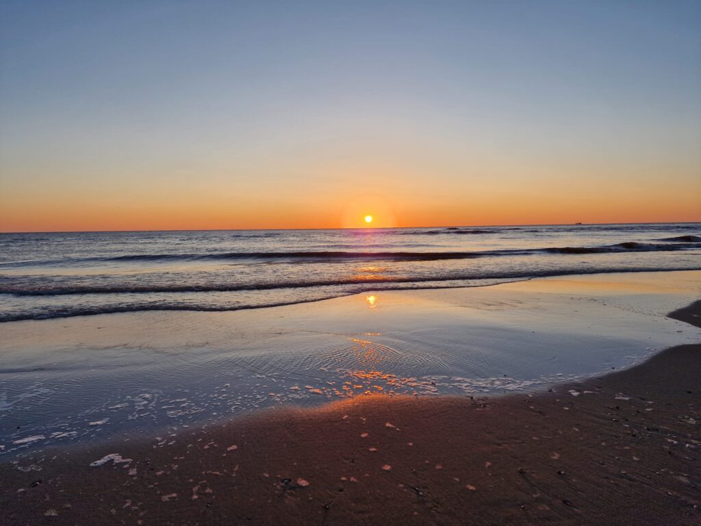 Prachtige zonsondergang