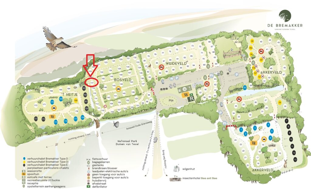 Plattegrond bremakker